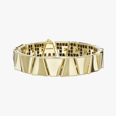 Legato Triangle Yellow Gold Bracelet